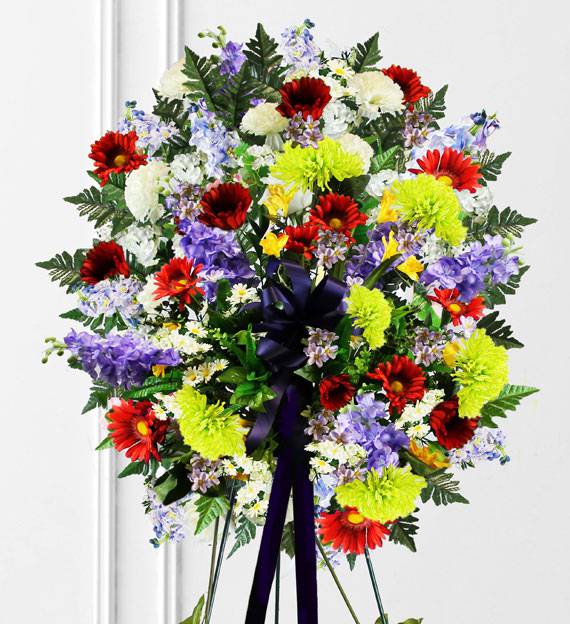 Colorful Sympathy Spray | Avas Flowers