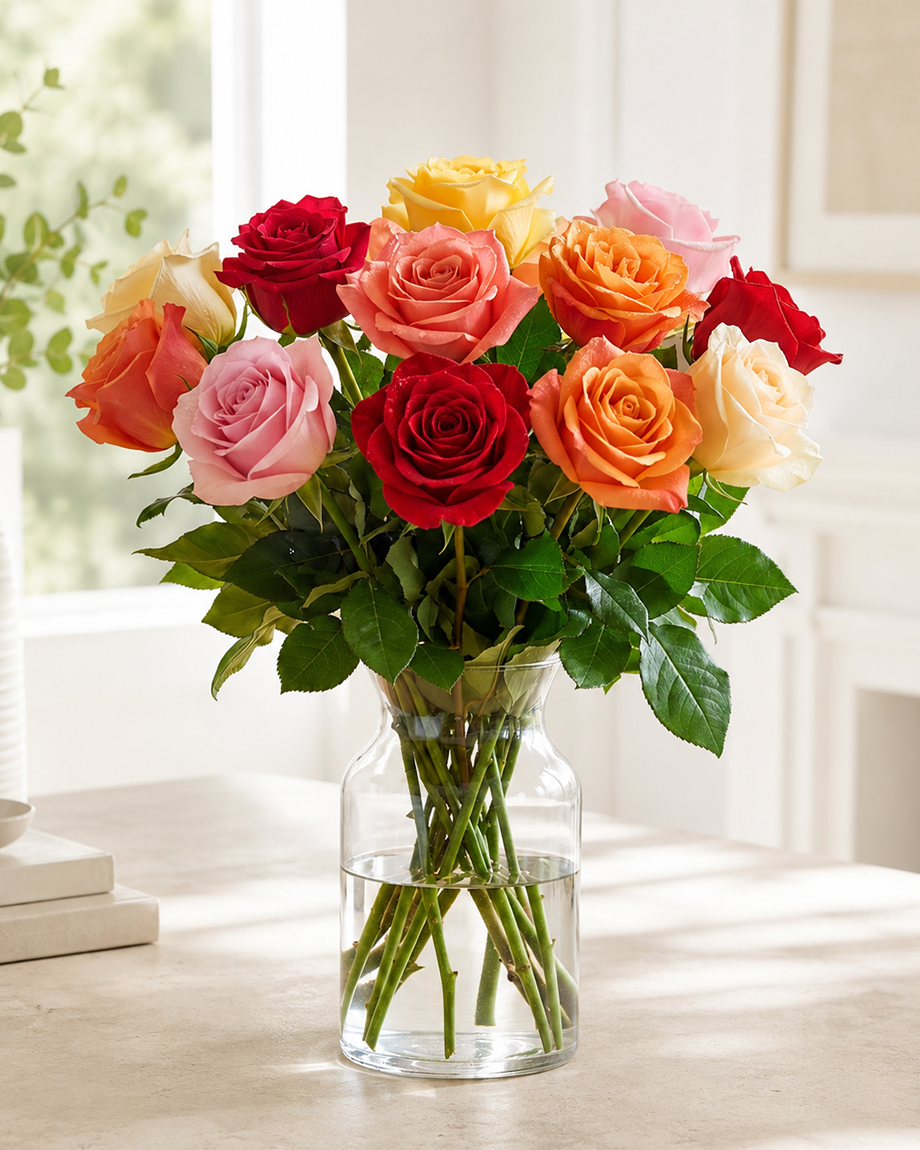 Dozen Assorted Roses