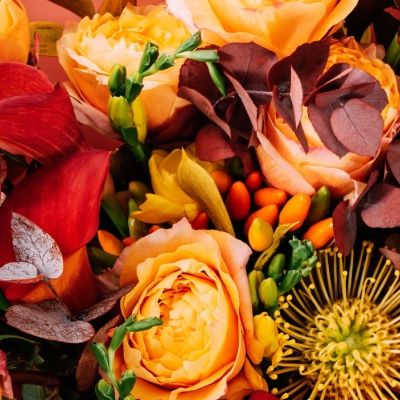 The picture avasflowers.net shows when its homepage is shared